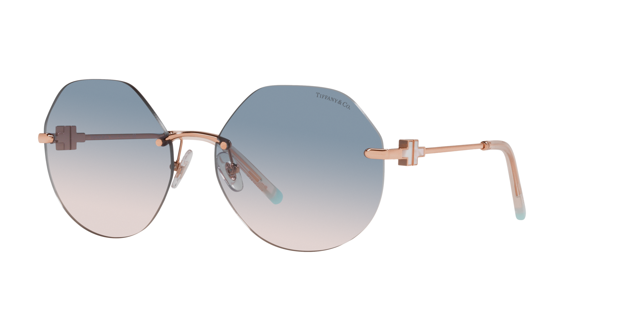 Tiffany & Co. TF4167 Sunglasses Women's Fashion Round Shades | EyeSpecs.com