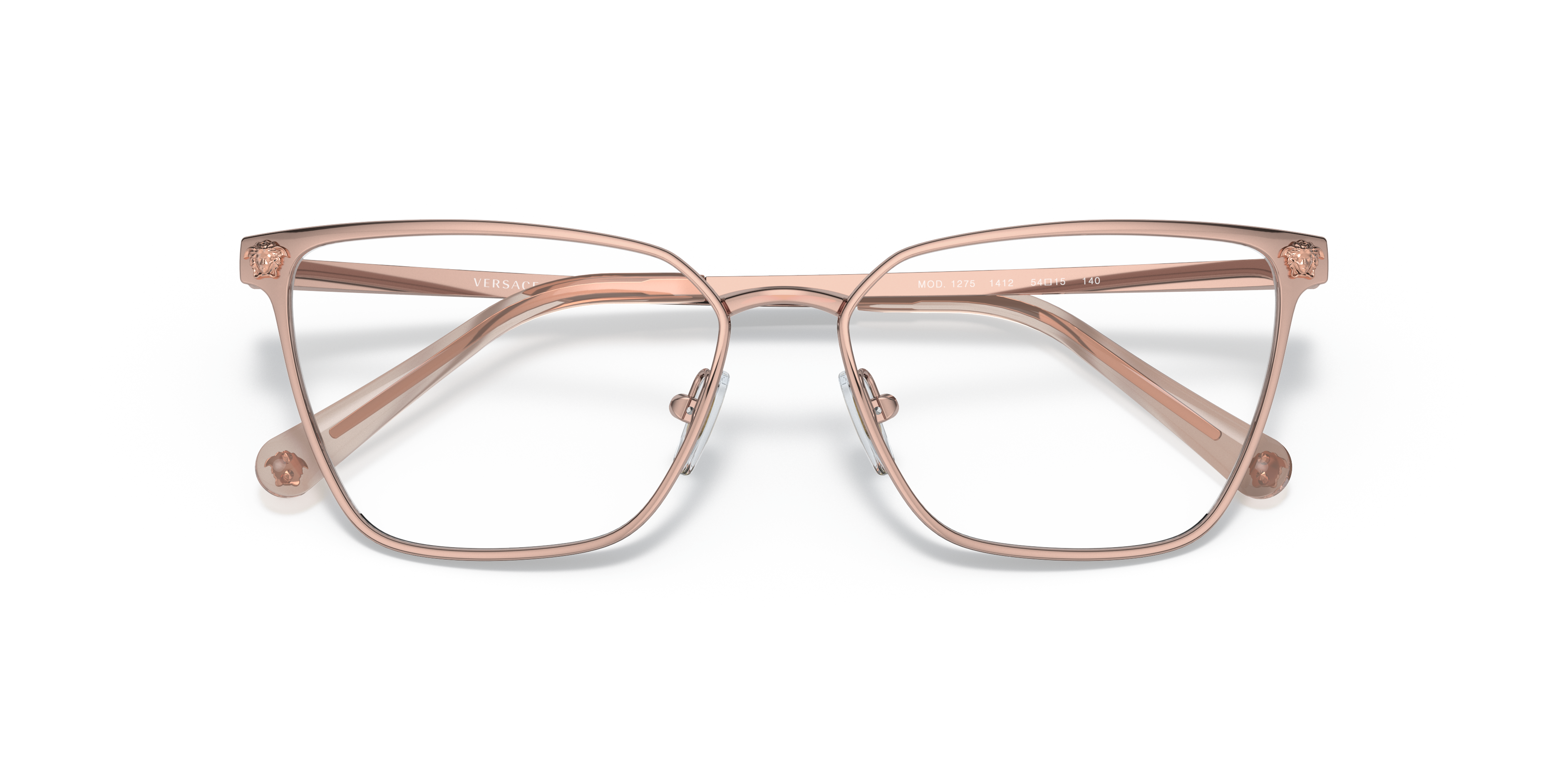 versace glasses rose gold