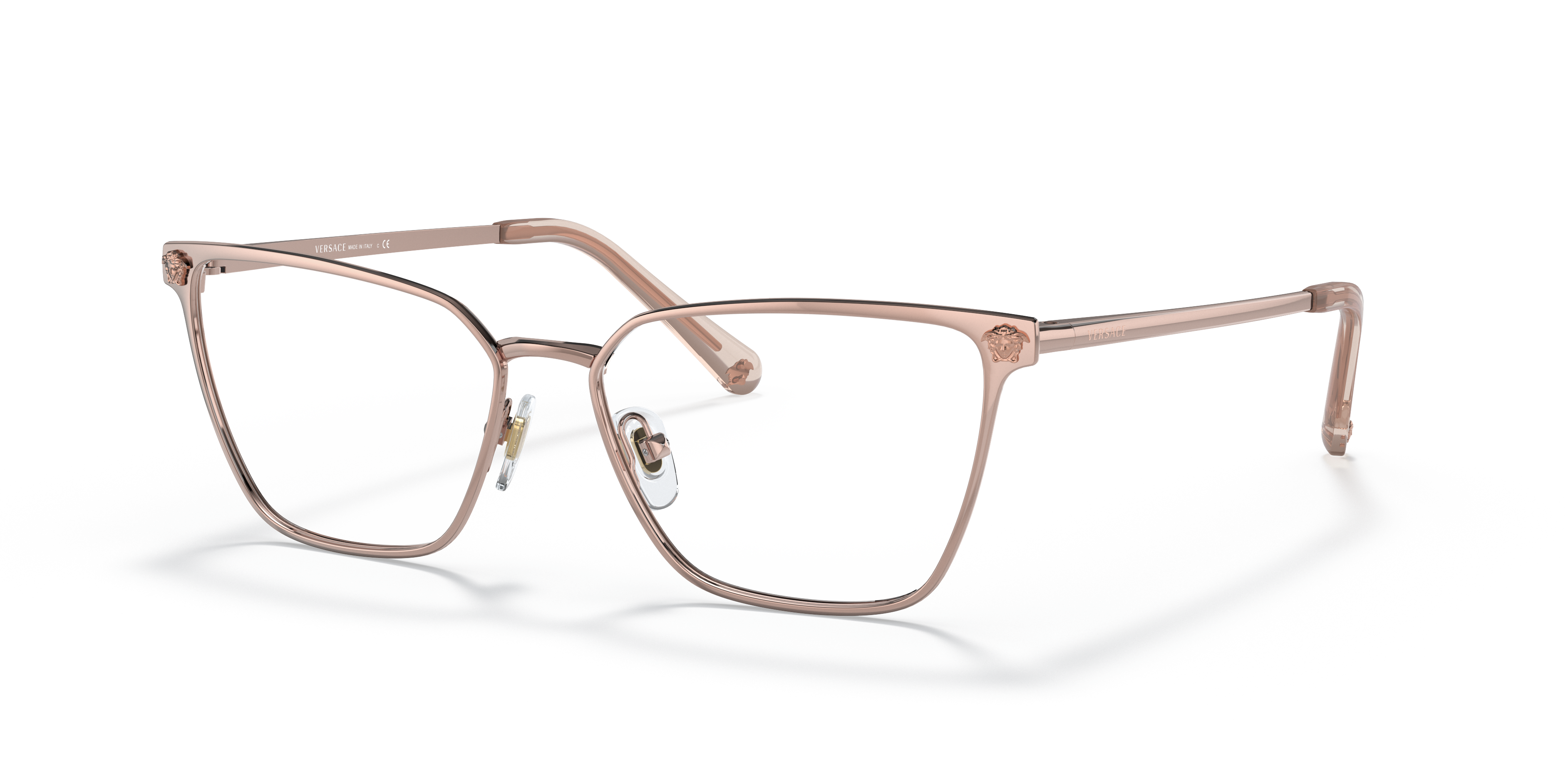 versace glasses rose gold