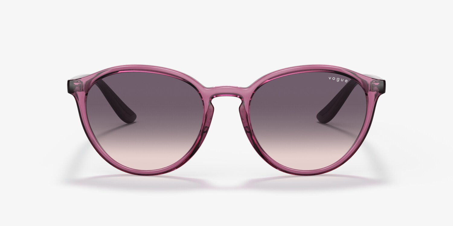 Vogue store purple sunglasses