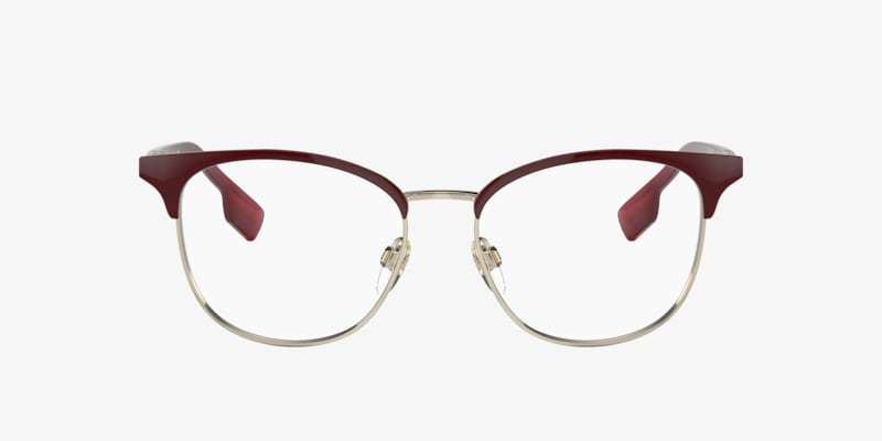 メガネ Burberry Eyeglass Frame BE1362 1292 Burgundy Cat Eye ALMA Burberry™ Alma BE1362 Cat-Eye Eyeglasses | EyeOns.com