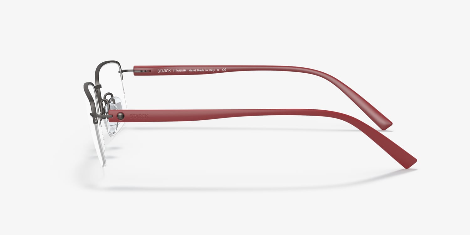 starck rimless glasses