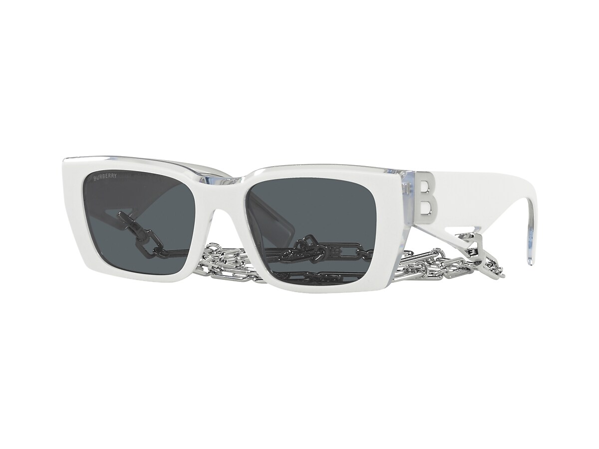 Burberry white cheap glasses