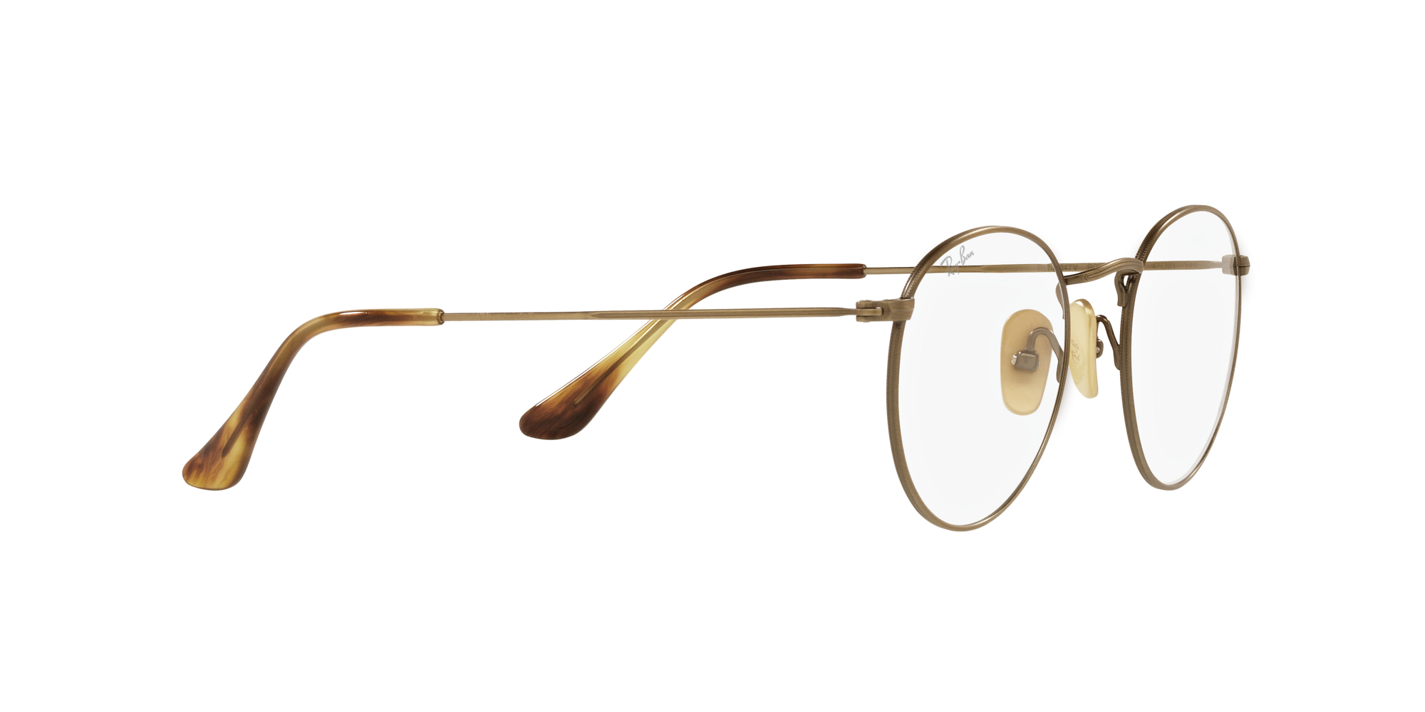 RB8247V Round Titanium Optics