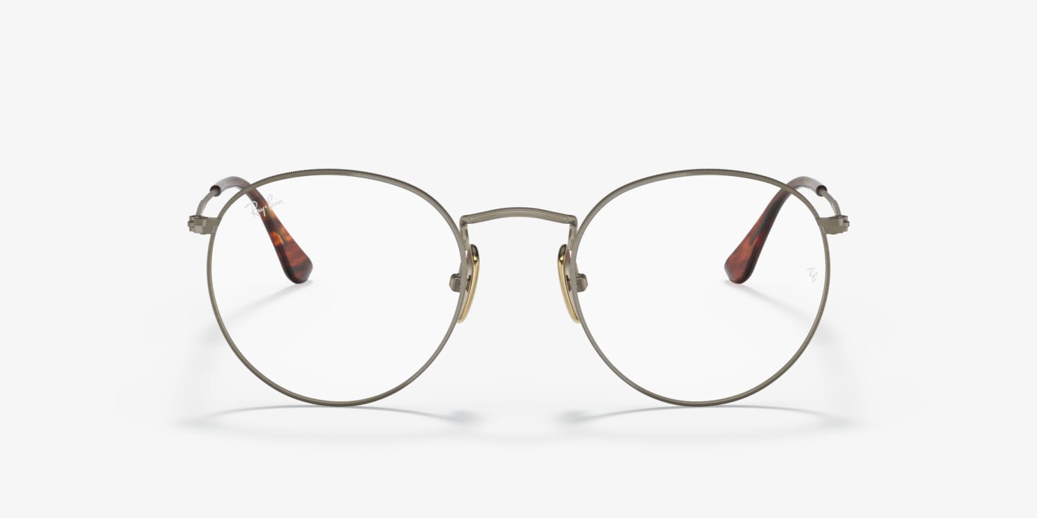 RB8247V Round Titanium Optics Eyeglasses | LensCrafters