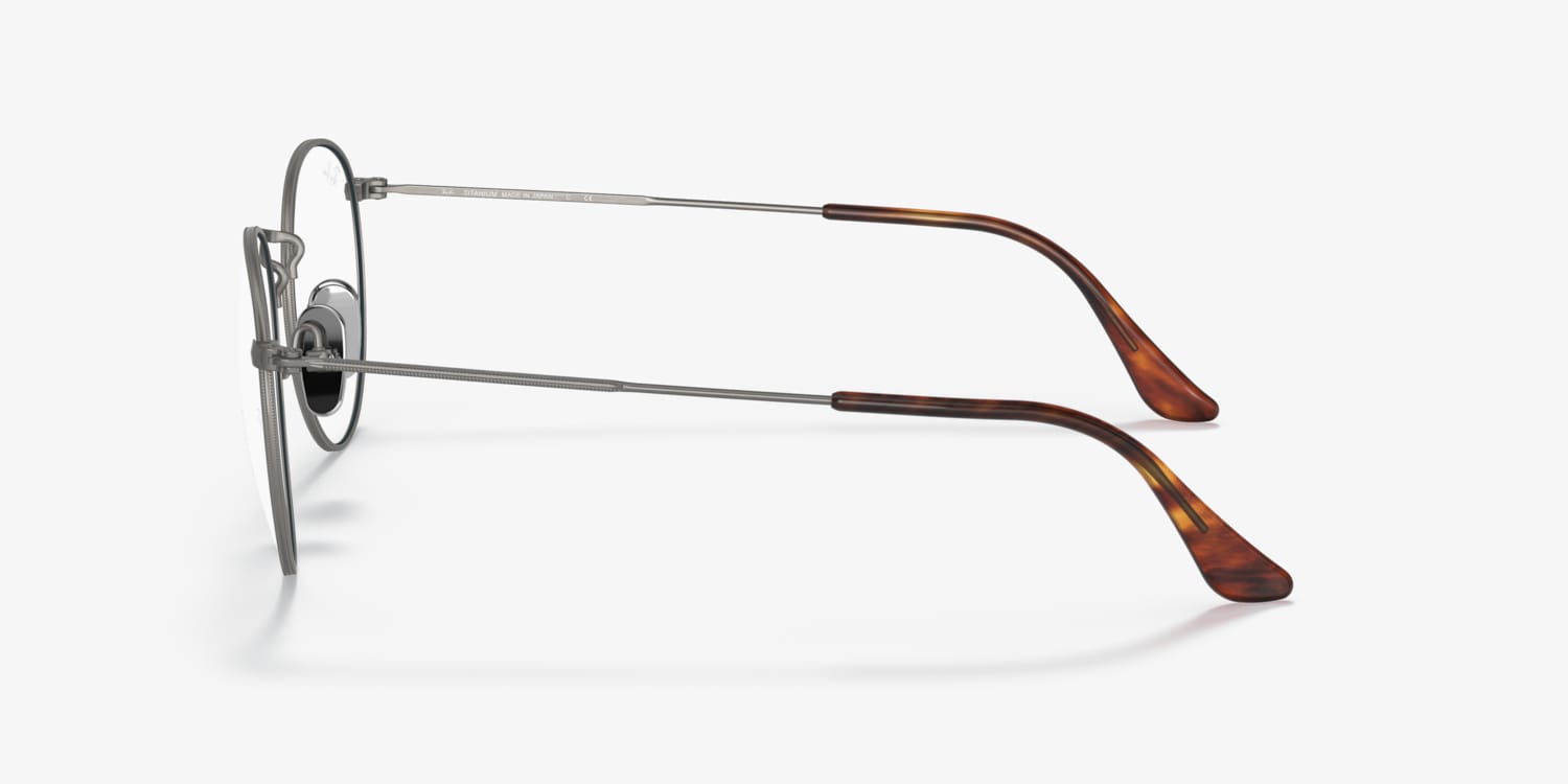 Ray-Ban RB8247V Round Titanium Optics Eyeglasses | LensCrafters