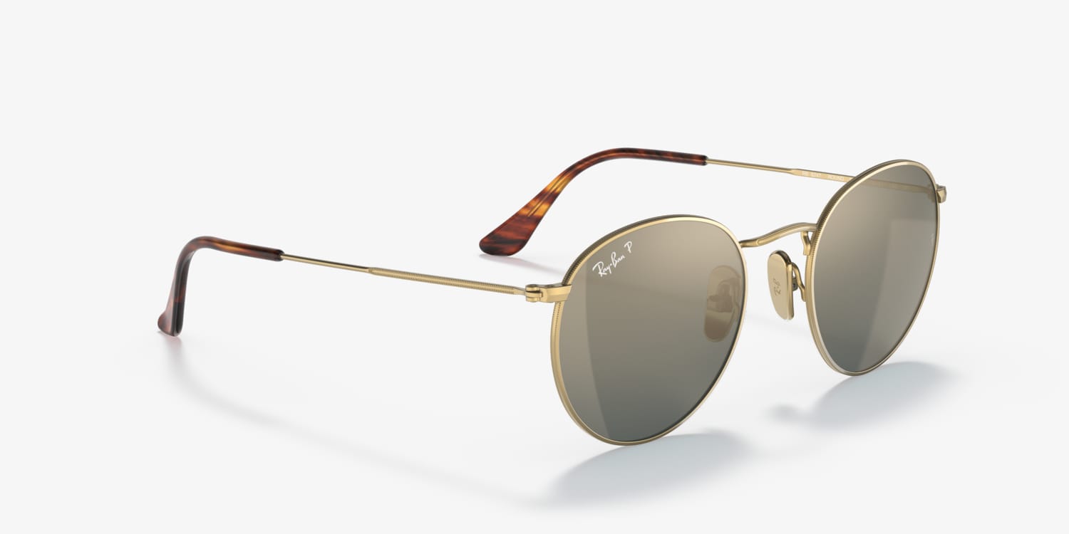 Ray-Ban RB8247 Round Titanium Sunglasses | LensCrafters