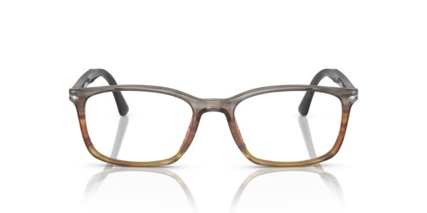 Persol Man  Striped Grey, Gradient Brown