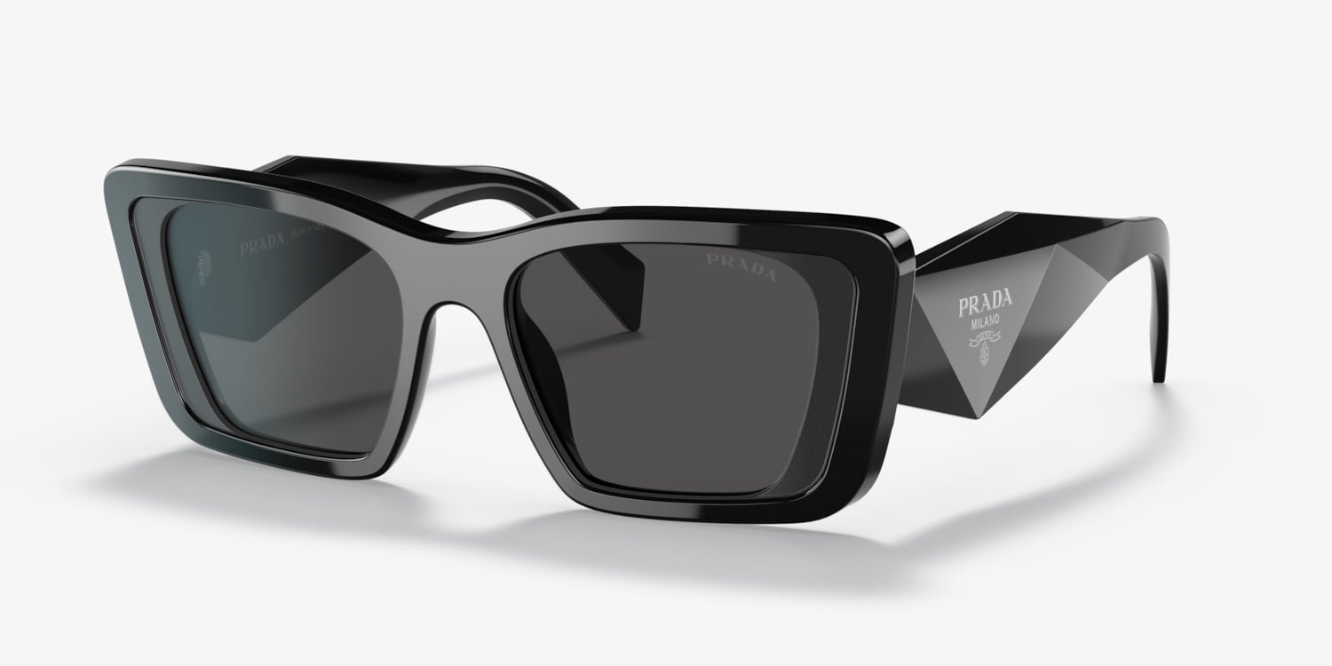 【関送・送料込み】PRADA バタフライ型 ユニセックス PR08YS Prada PR 08YS Sunglasses | LensCrafters