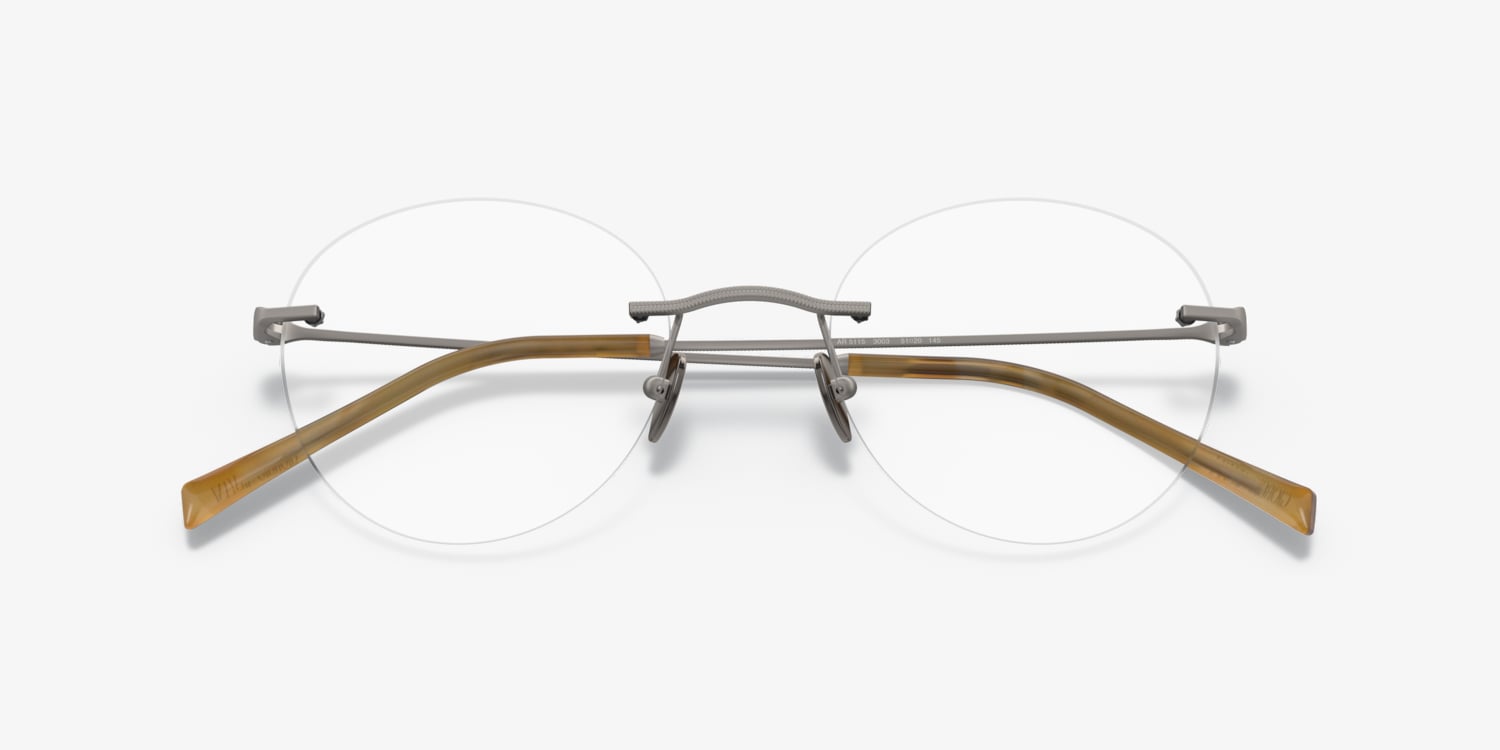 Aprender acerca 76+ imagen giorgio armani rimless eyeglasses