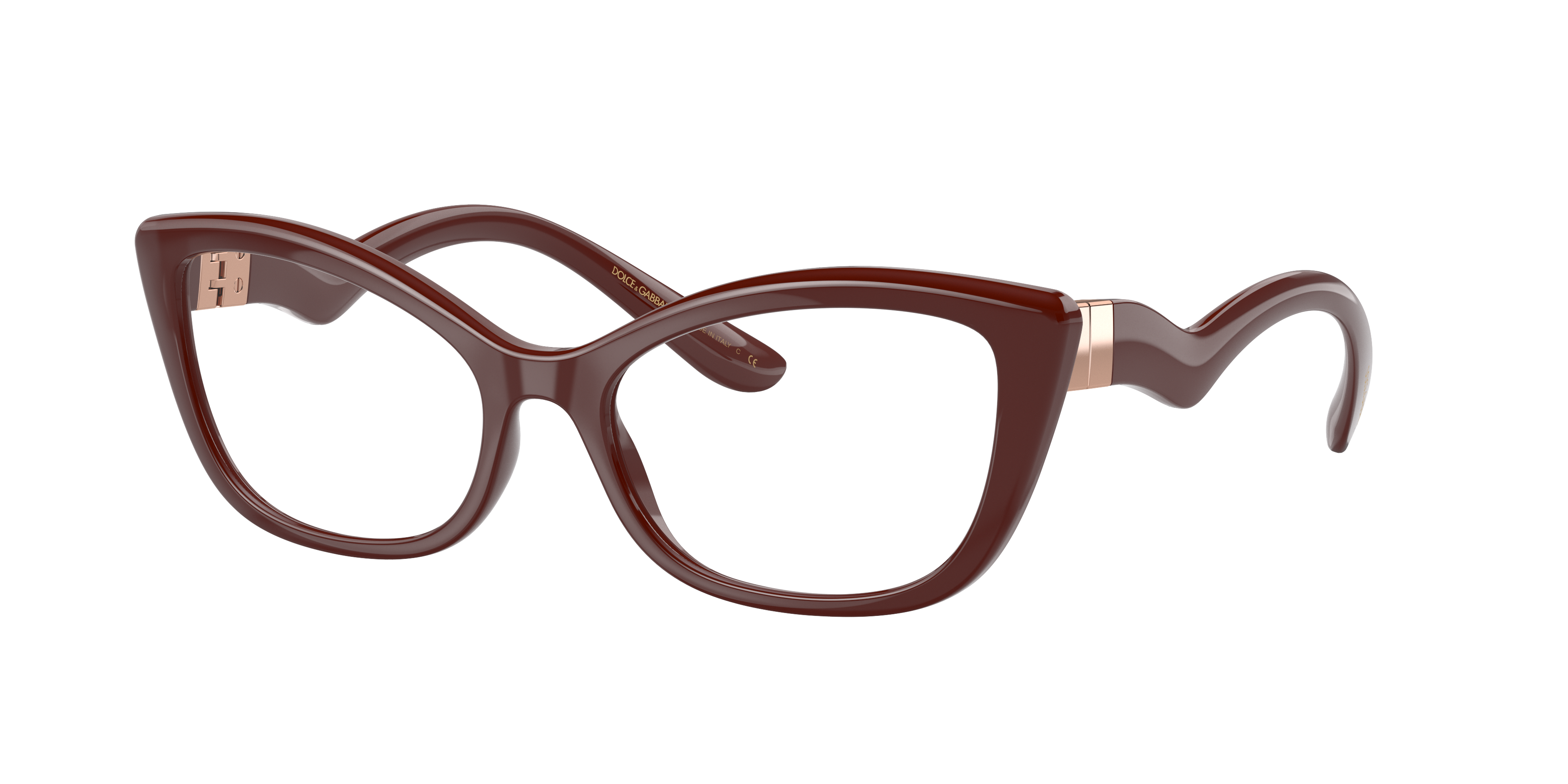 Dolce & Gabbana Fleur Purple Eyeglasses, ®