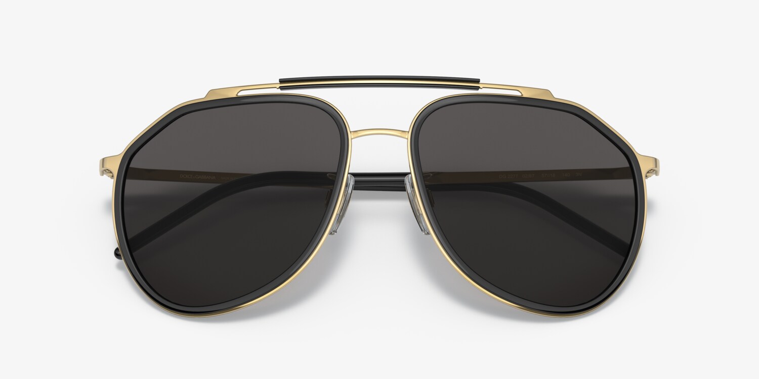 Dolce and hotsell gabbana pilot sunglasses