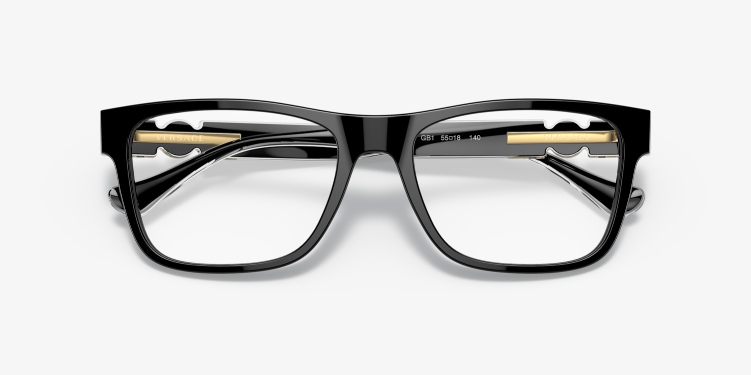 VERSACE ロコフリントトロストリンクフティ 74GAIF01CF01F G03 Versace VE3303 Eyeglasses | LensCrafters
