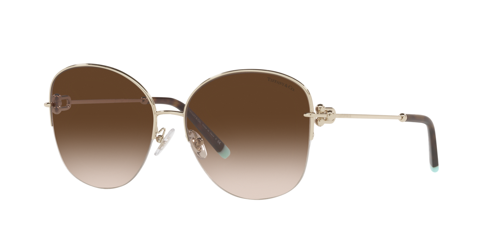 Tiffany HardWear Sunglasses in Silver-colored Metal | Tiffany & Co.