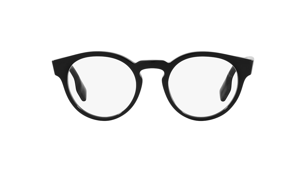 メガネ Burberry Frames BE2354F 3996 Round Horn Asian Fit Burberry BE2354 Grant Eyeglasses | LensCrafters