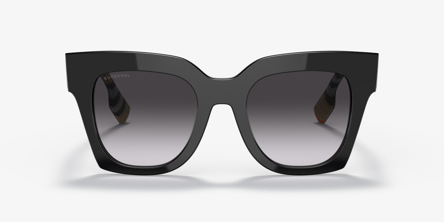 BURBERRY フリツミティスカト 8064990 DARKGREY Burberry BE4364 Kitty Sunglasses | LensCrafters