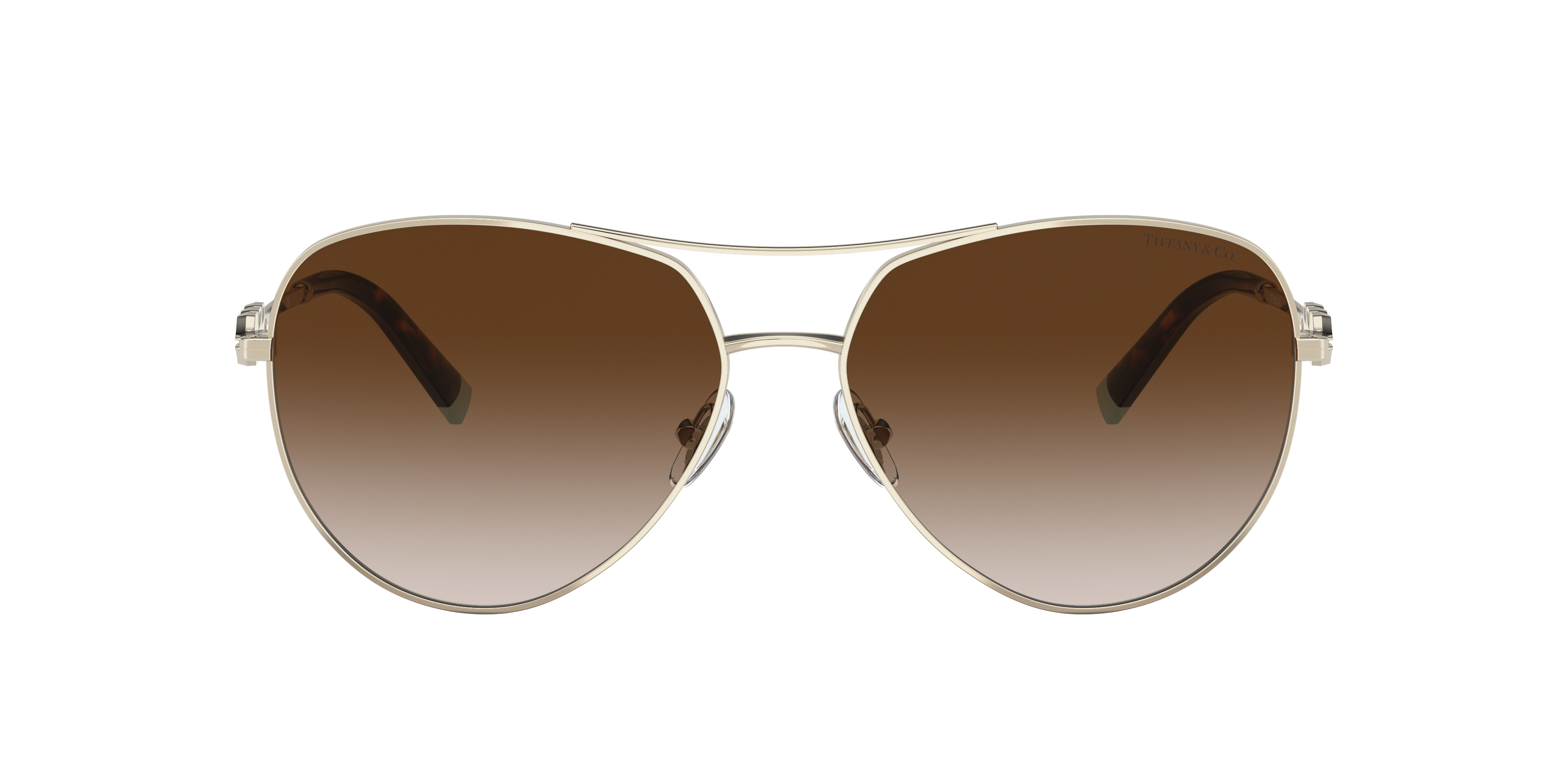 Tiffany & offers Co Sunglasses TF 3070 60213b 62 Pale Gold Brown Gradient Lens