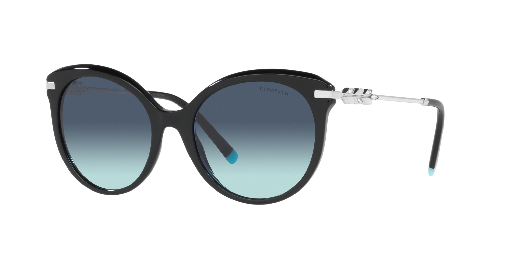 Tiffany & Co. Blue Gradient Round Sunglasses Tiffany & Co. | TLC