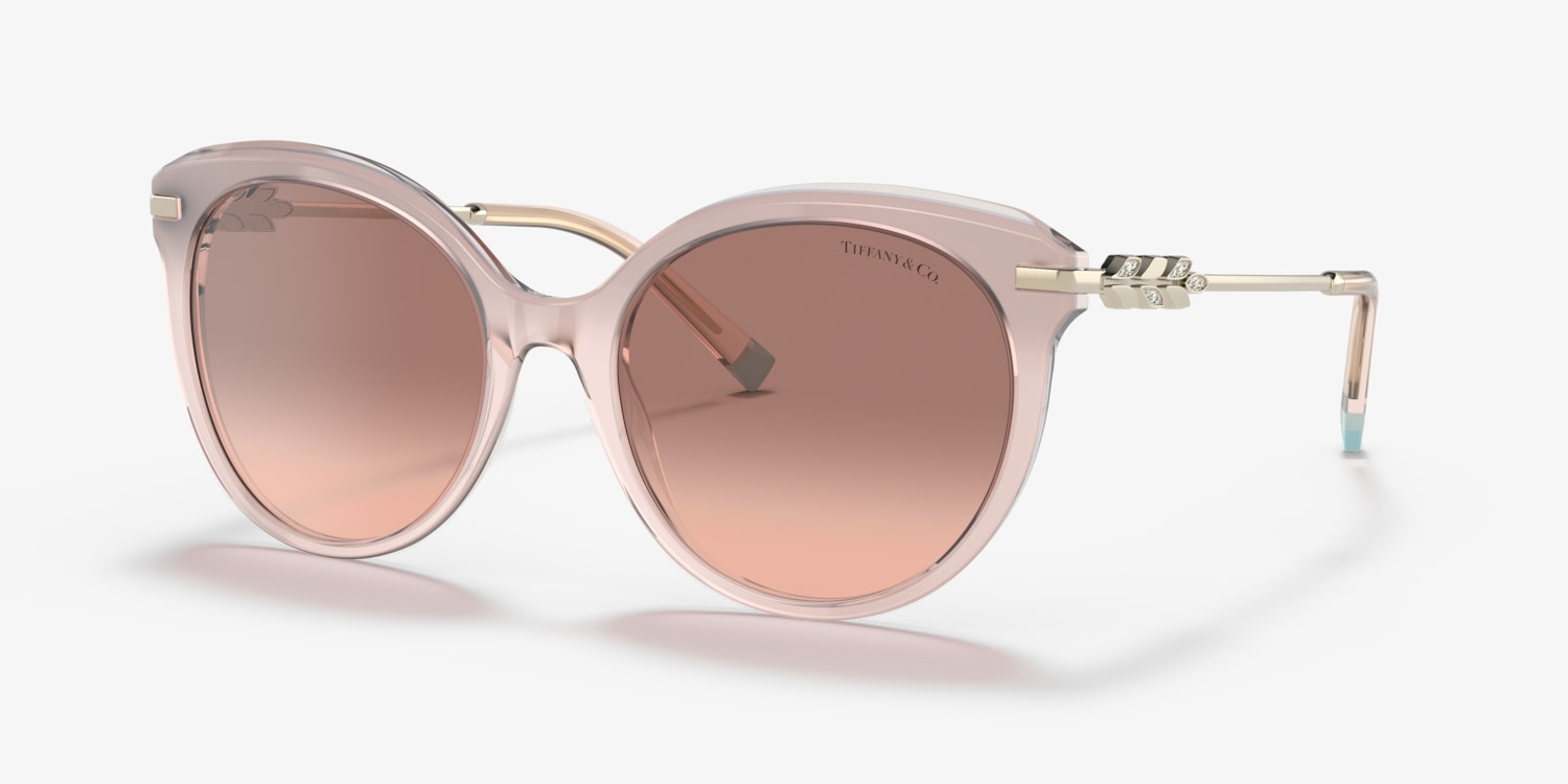 Tiffany TF4189B Sunglasses 833413 Milky Pink Gradient