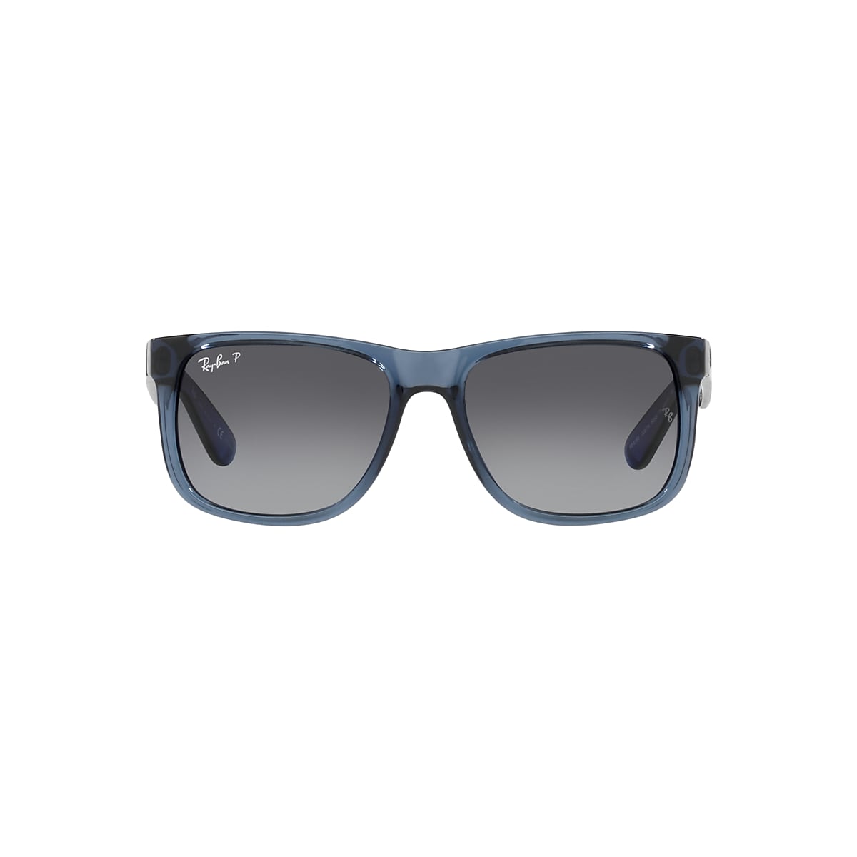 Ray-Ban JUSTIN 青色レンズ Ray-Ban Justin Color Mix Low Bridge Fit Blue Mirror Lens