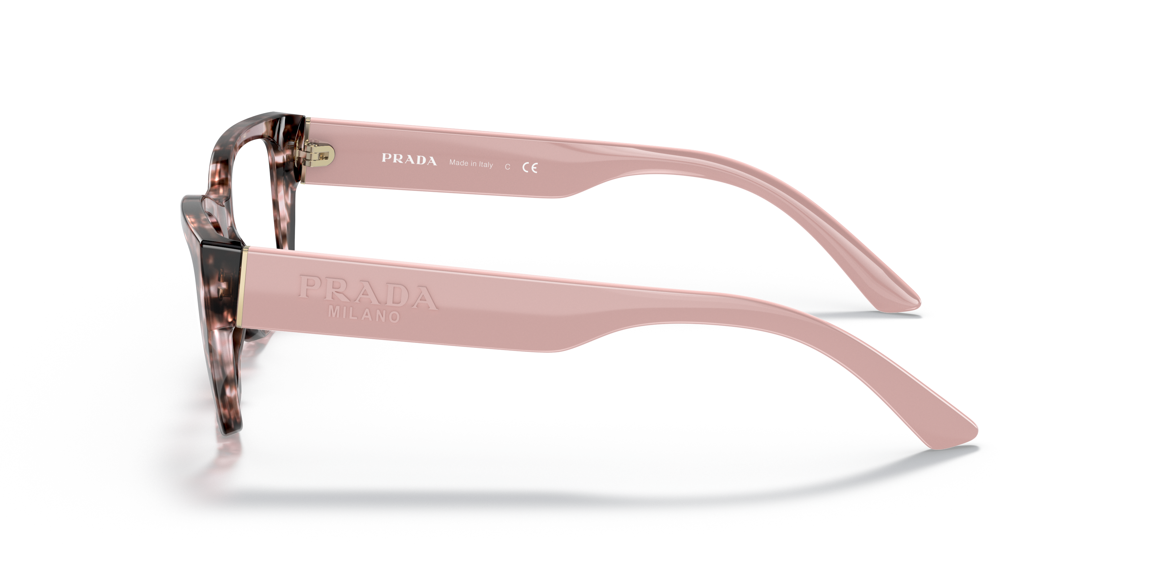 Prada sunglasses pink arms top