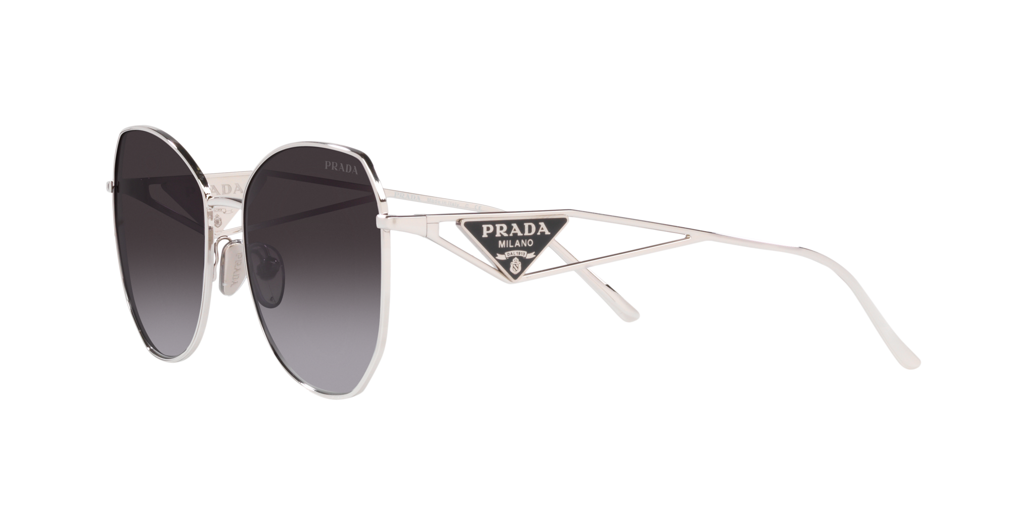 Prada Eyewear in Metallic | Lyst