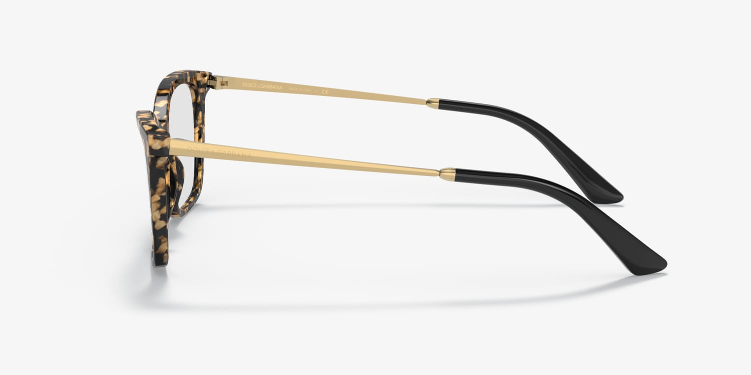 Dolce gabbana best sale glasses gold