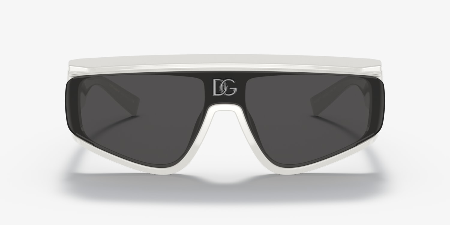 【関税&送料込み】Dolce & Gabbana 'Animalier' Grey Polyami Dolce & Gabbana DG6177 Sunglasses | LensCrafters