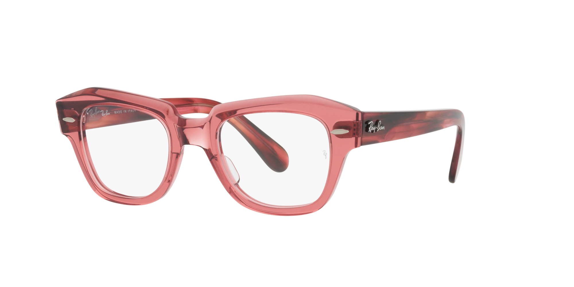 Ray-Ban Ray Ban Oversized Round Pink Sunglasses | Lyst Australia