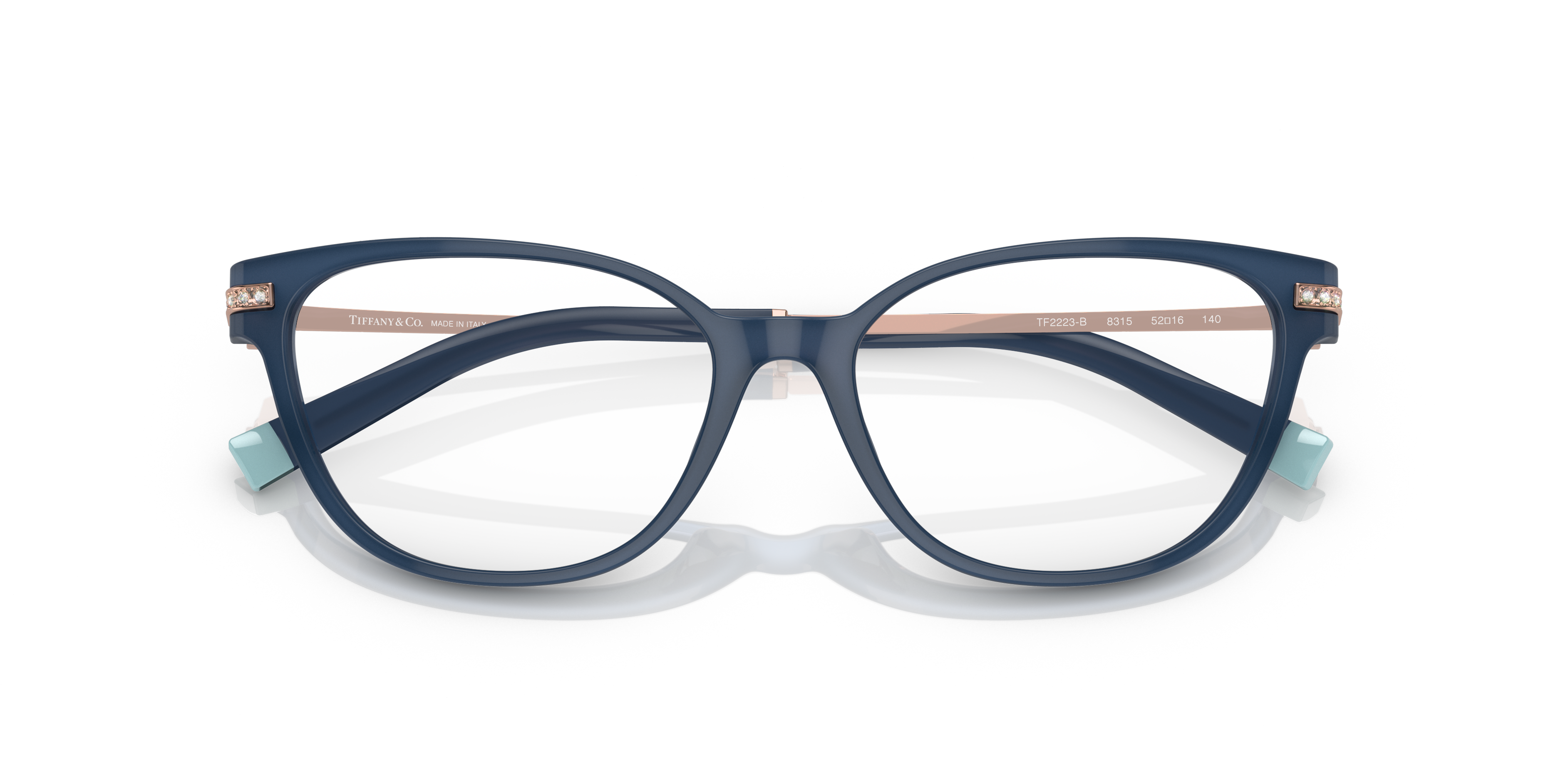 blue tiffany eyeglass frames