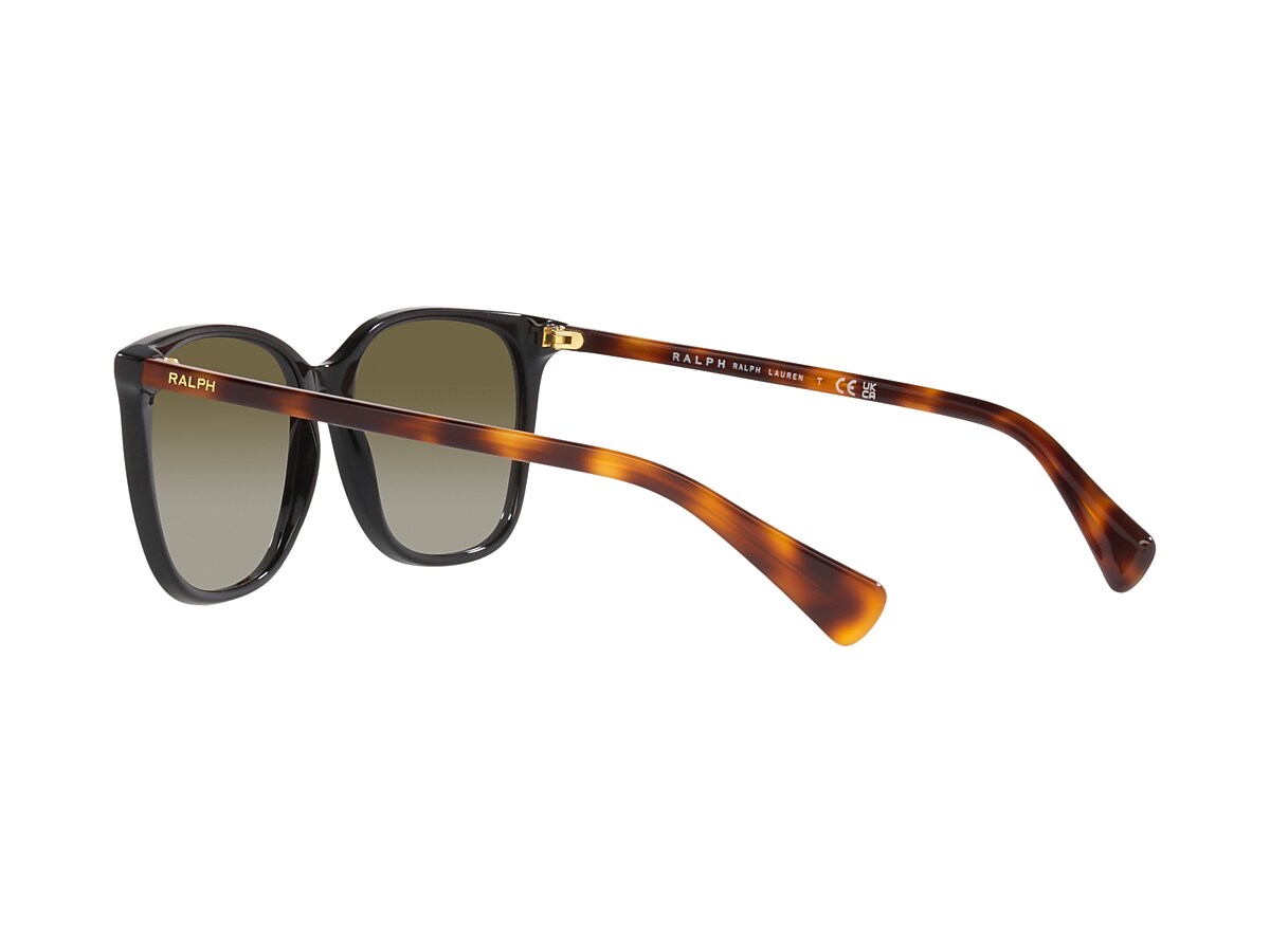 Ralph by Ralph Lauren Shiny Black Sunglasses | Glasses.com® | Free 