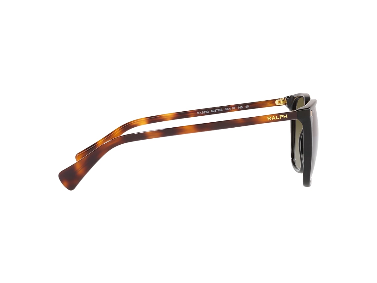 Ralph by Ralph Lauren Shiny Black Sunglasses | Glasses.com® | Free 