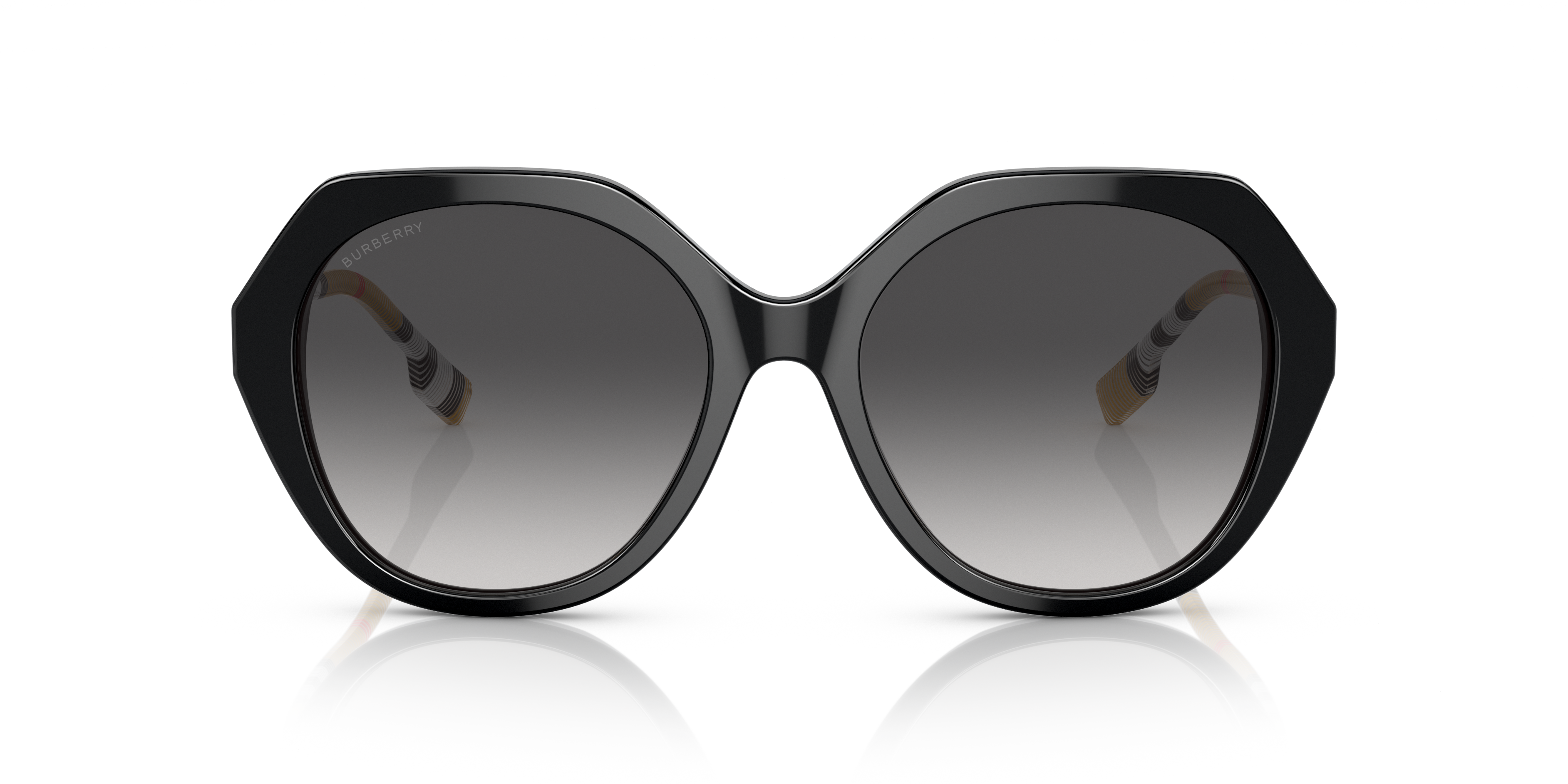 Amazon.com: BURBERRY BRIAR BE 4392U Black Vintage/Dark Grey 52/19/140 women  Sunglasses : Clothing, Shoes & Jewelry