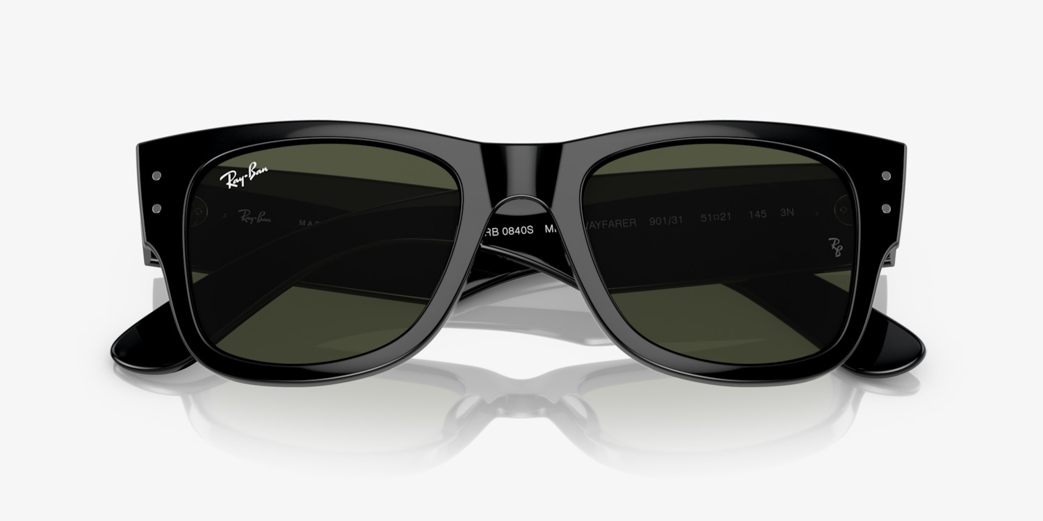 Confidencial Inmoralidad Envío Gafas de sol Ray-Ban RB0840S Mega Wayfarer | LensCrafters
