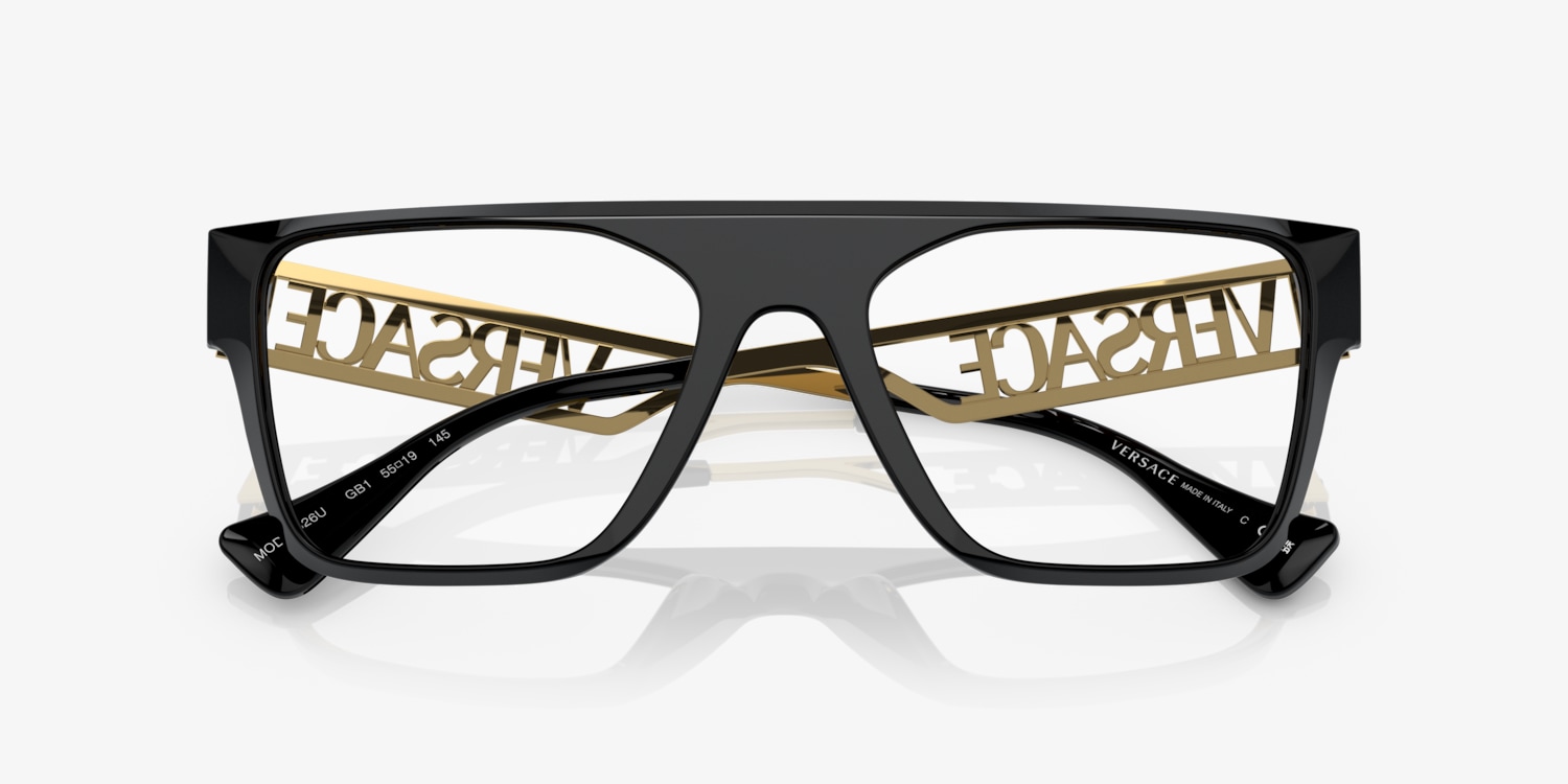 VERSACE 長方形フレムメカネ 0VE3362U 5487 Versace VE3326U Eyeglasses | LensCrafters