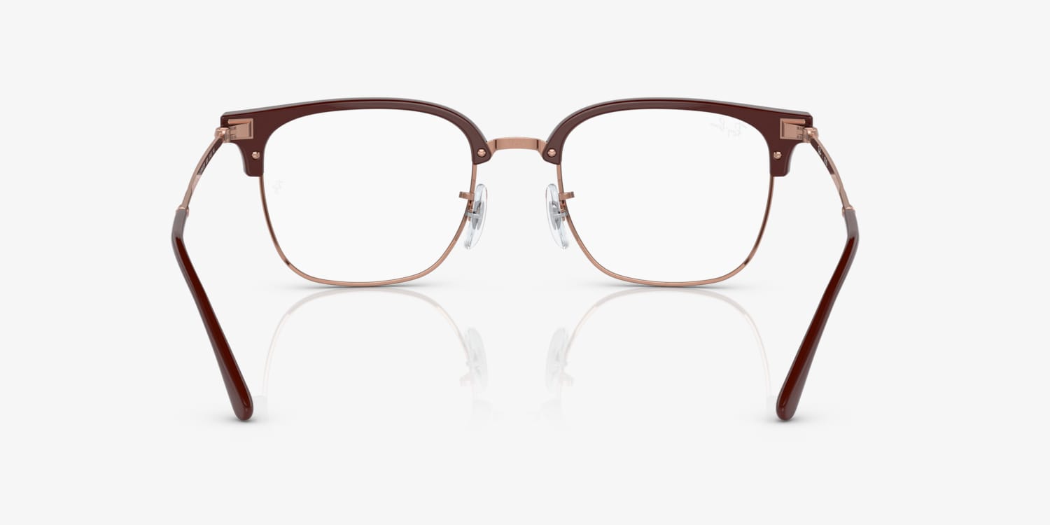 Ray-Ban RB7216 New Clubmaster Optics Eyeglasses | LensCrafters Ray-Ban RB7216 New Clubmaster Optics Eyeglasses | LensCrafters