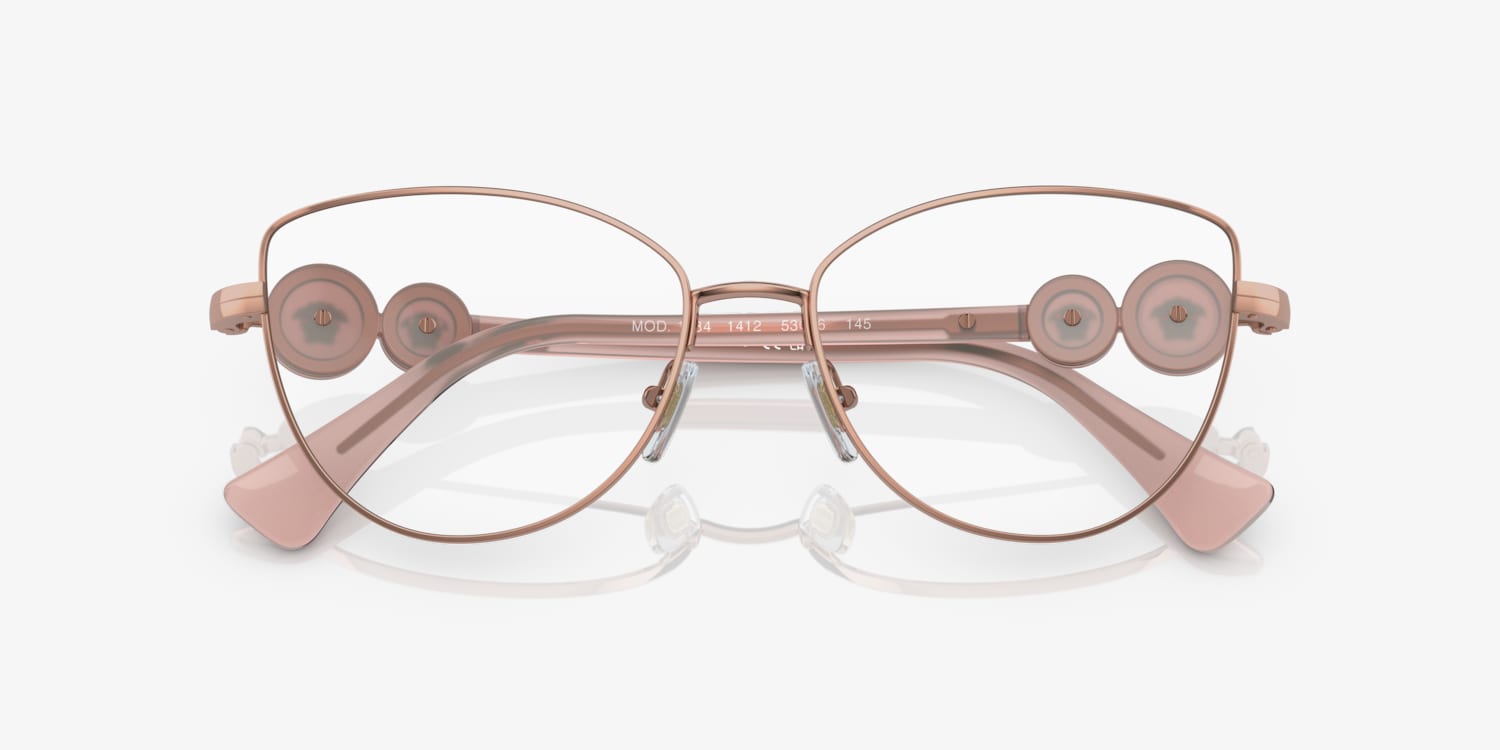 【送料,関税込】VERSACE メガネ VE1284 Amazon.com: Versace VE1284-1002 Eyeglass Frame GOLD w/DEMO