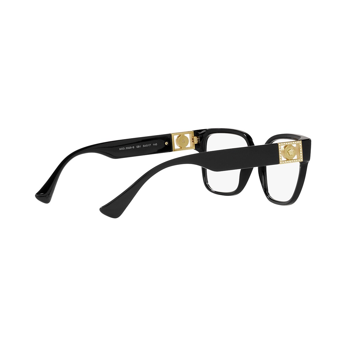Black Chain-Arm Sunglasses 3329-1 212 Loc Sunglasses | 9FIVE Eyewear main image 2