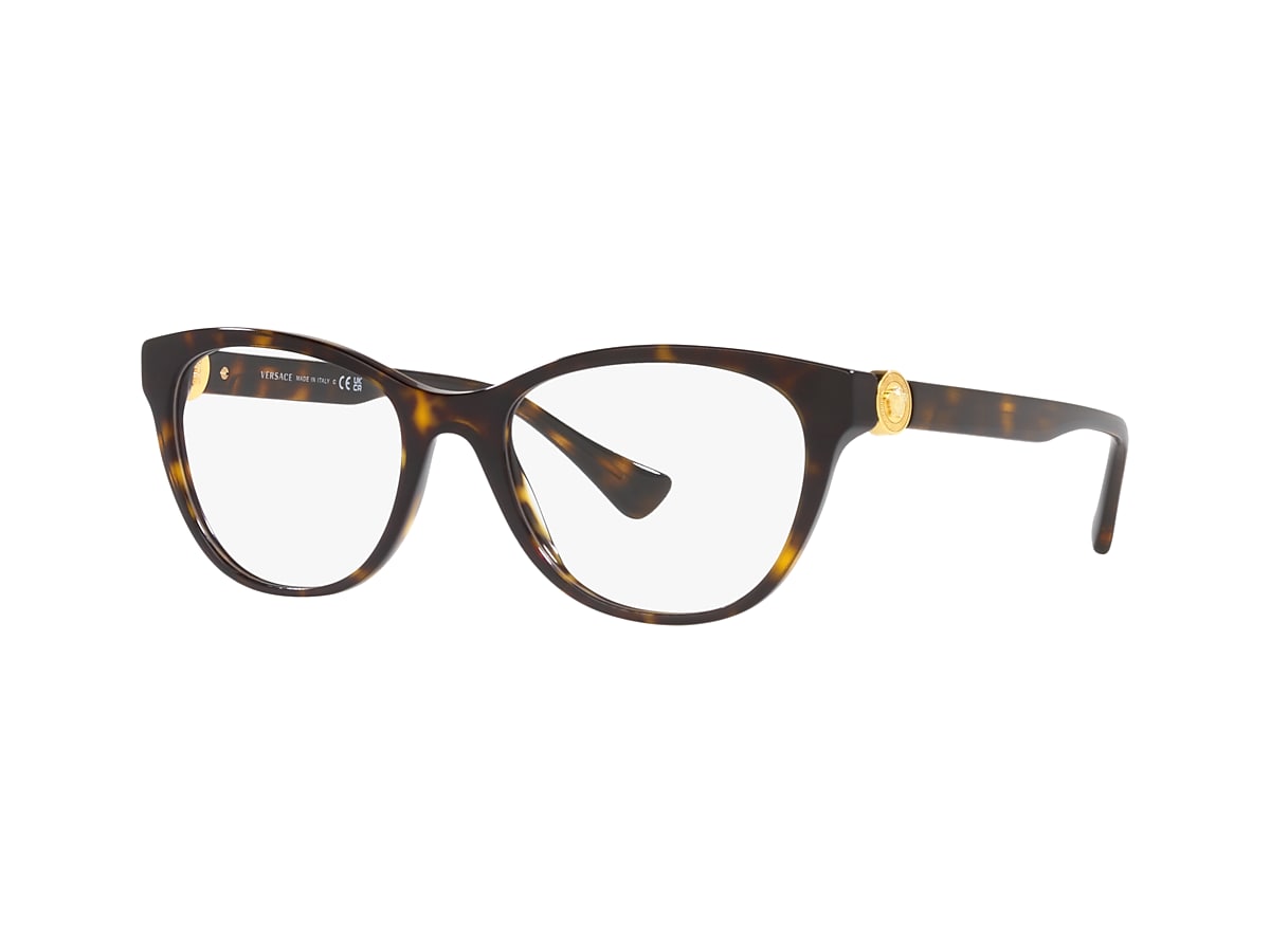 VERSACE スクエアフレムメカネ 0VE3297D 388 Versace 0VE3297D 388 Transparent red Square Eye Women's