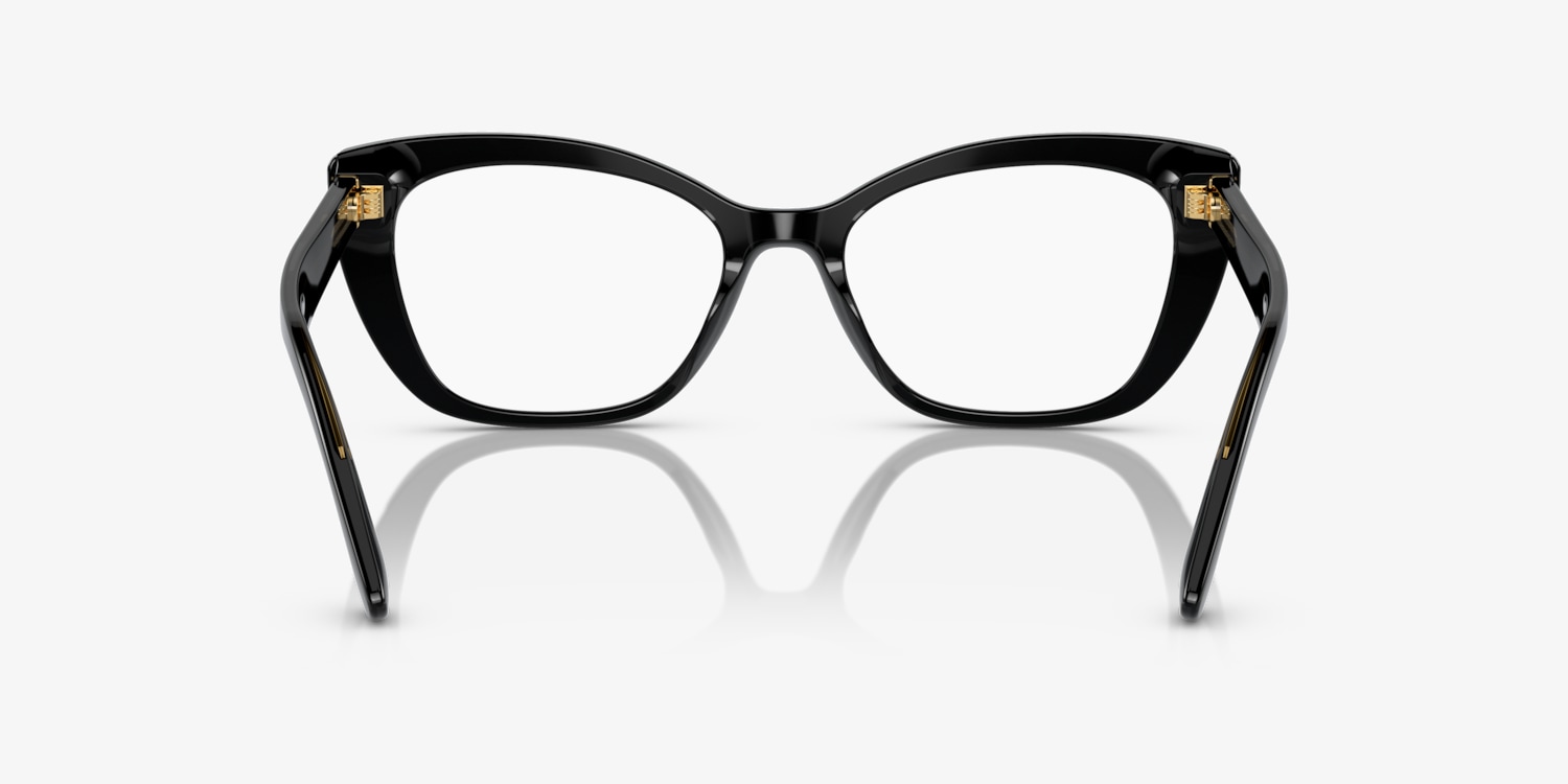 メガネ DOLCE & GABBANA Woman Optical frames Black 0DG3361 3246 Dolce & Gabbana DG3360 Eyeglasses | LensCrafters