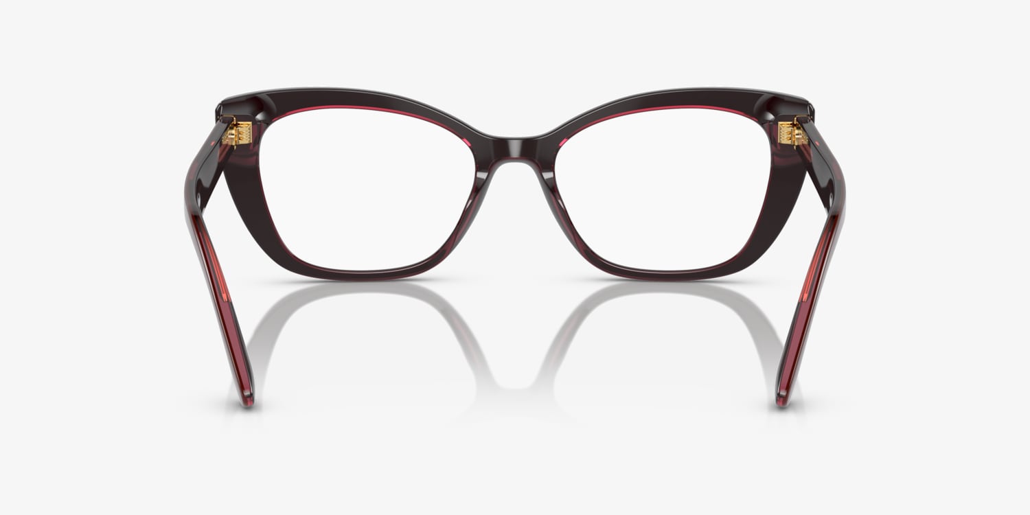 メガネ DOLCE & GABBANA Woman Optical frames Black 0DG3360 3299 Dolce & Gabbana DG3360 Eyeglasses | LensCrafters