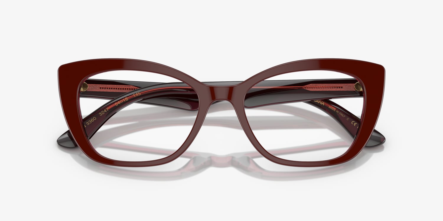 大人OK! Dolce & Gabbana ★ Red & Blue カレットフェイスマスク Dolce & Gabbana DG3360 Eyeglasses | LensCrafters