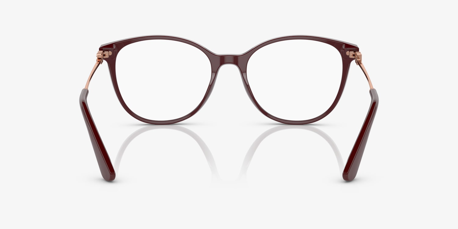 メガネ DOLCE & GABBANA Woman Optical frames Burnt 0DG3373 3411 Dolce & Gabbana DG3363 Eyeglasses | LensCrafters