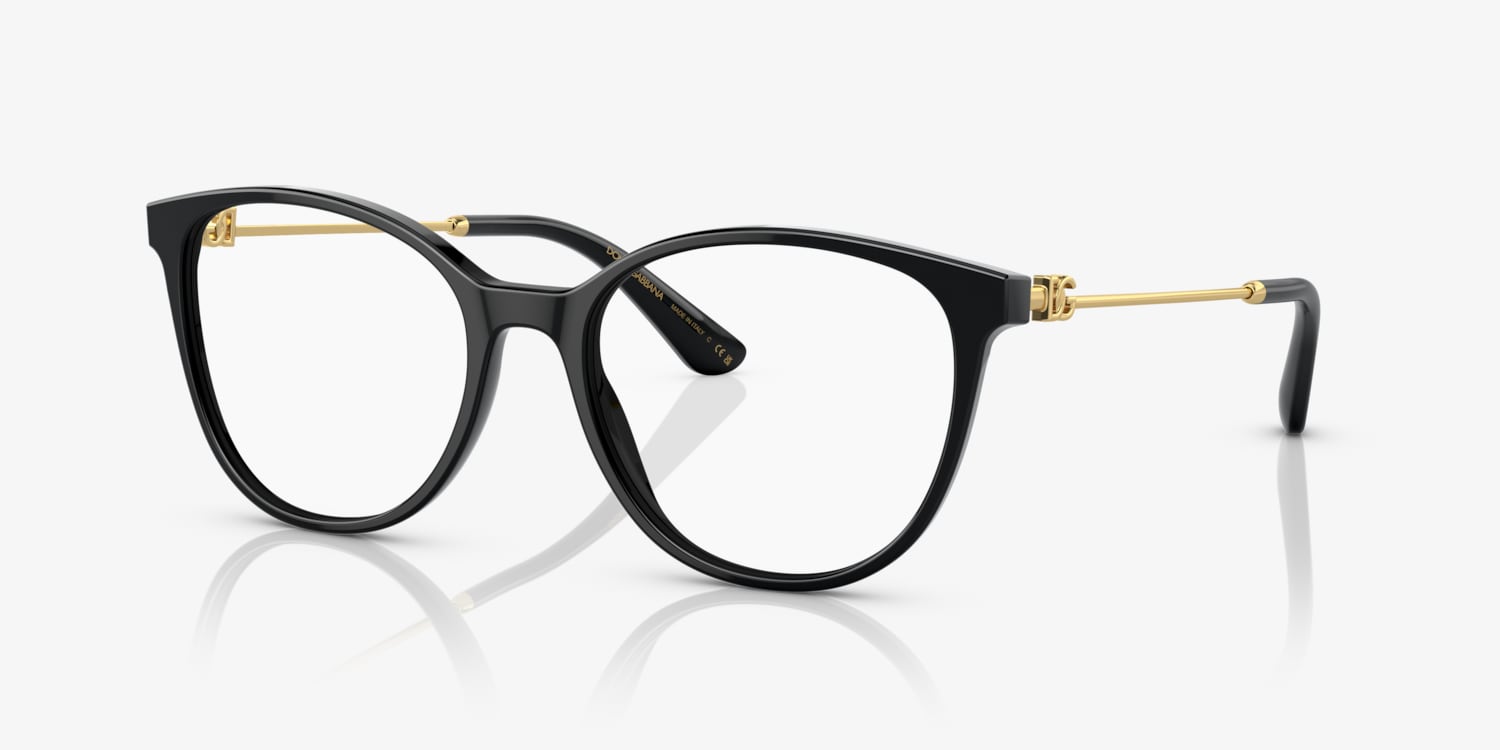 DOLCE & GABBANA ラウントフレムメカネ DG3363 3407 Dolce & Gabbana DG3363 Eyeglasses | LensCrafters
