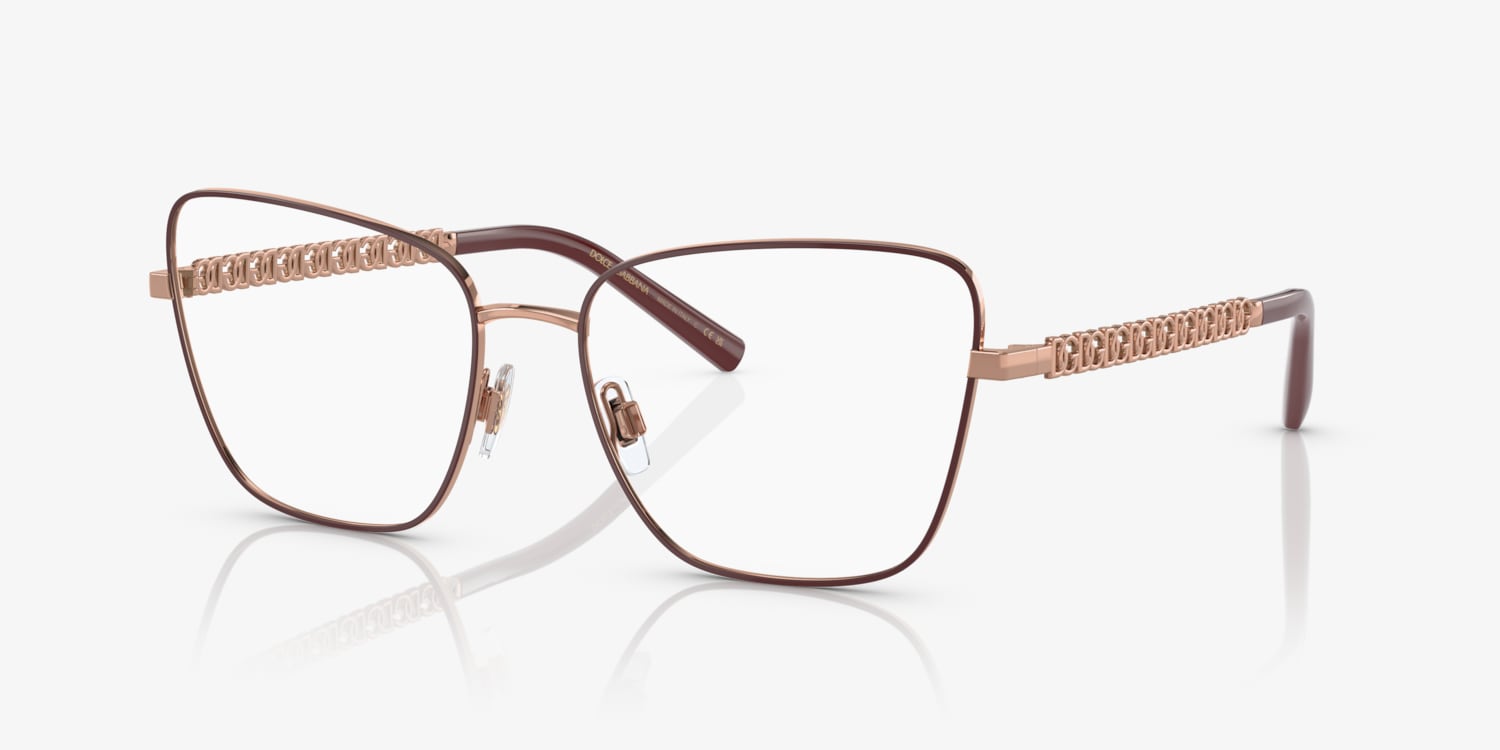 Dolce and gabbana gold 2024 glasses