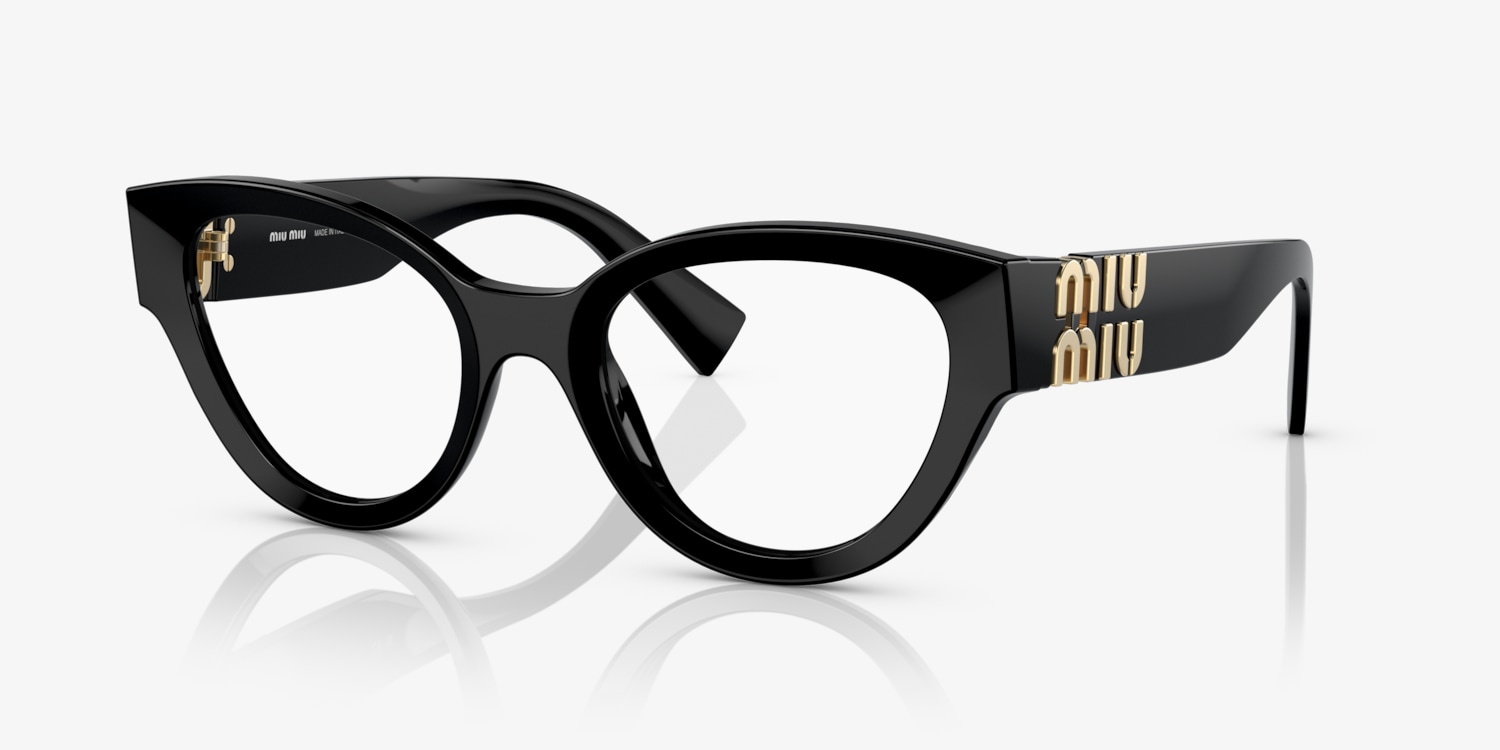 MIU MIU ハタフライフレムメカネ 0MU01UV 1AB1O1 Miu Miu MU 01VV Eyeglasses | LensCrafters