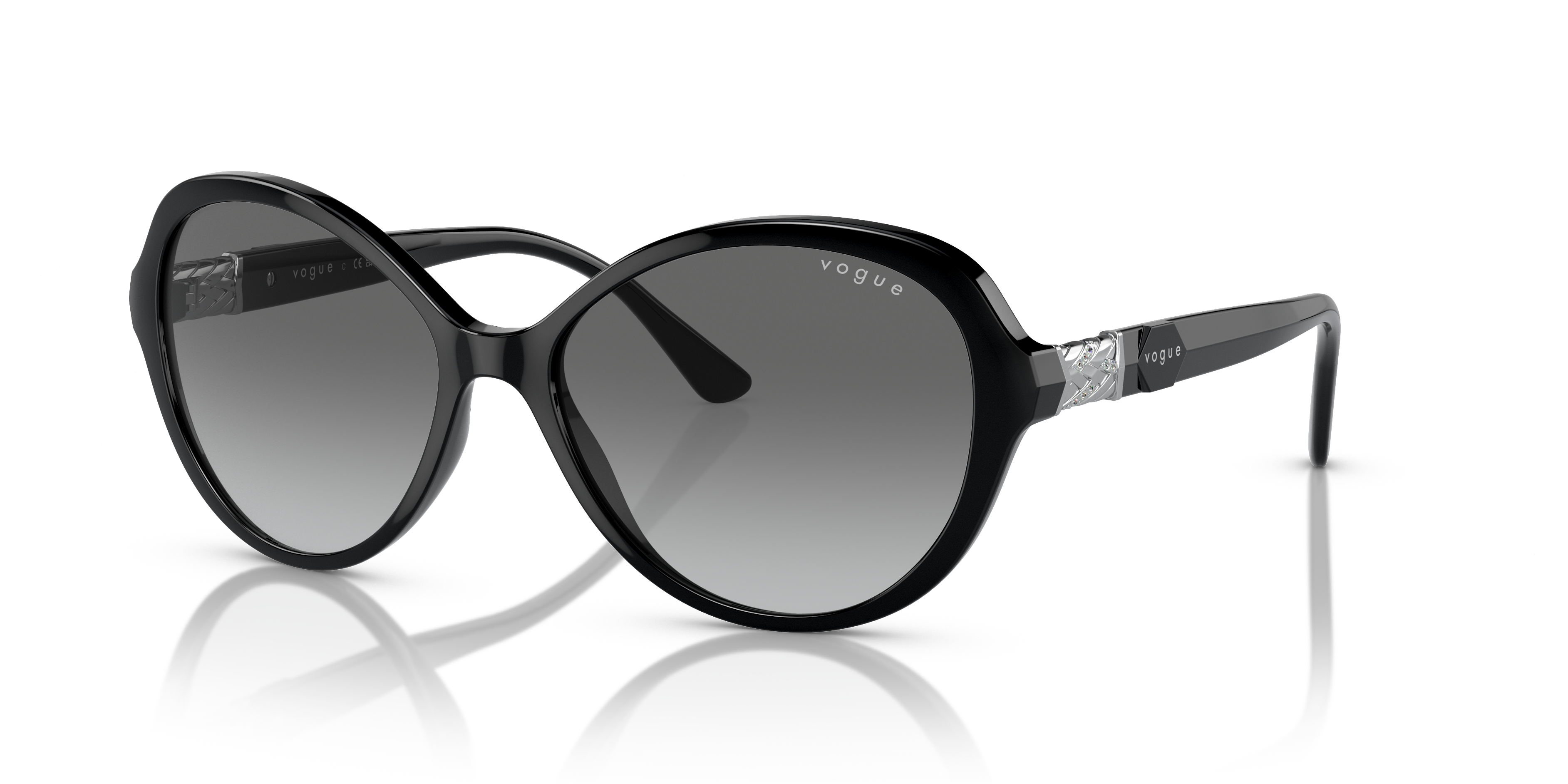 Linnea Oval Sunglasses | Truffle & Grey Gradient | DIFF Eyewear