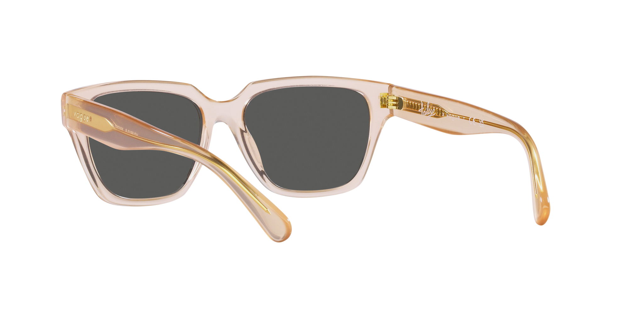 Sunglasses VO5380S - Yellow Havana - Grey - Acetate | Vogue United States