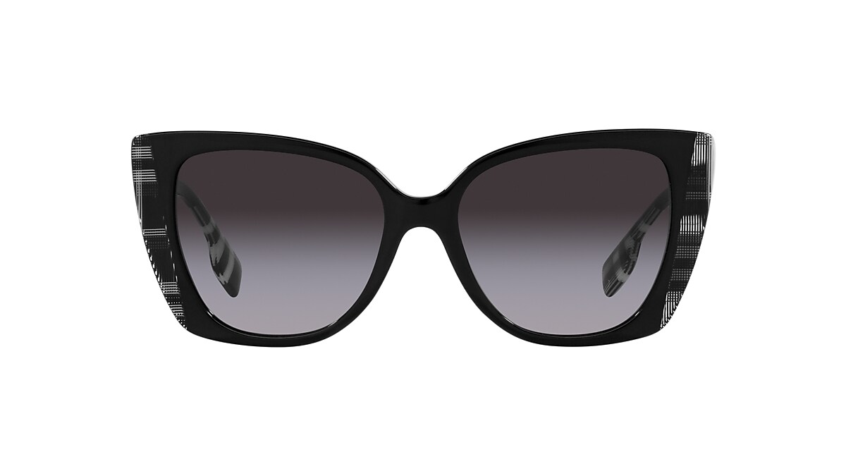 BURBERRY バーバリー サングラス BE4393F 4051/81 ブラック Burberry BE4393 Meryl Sunglasses | LensCrafters