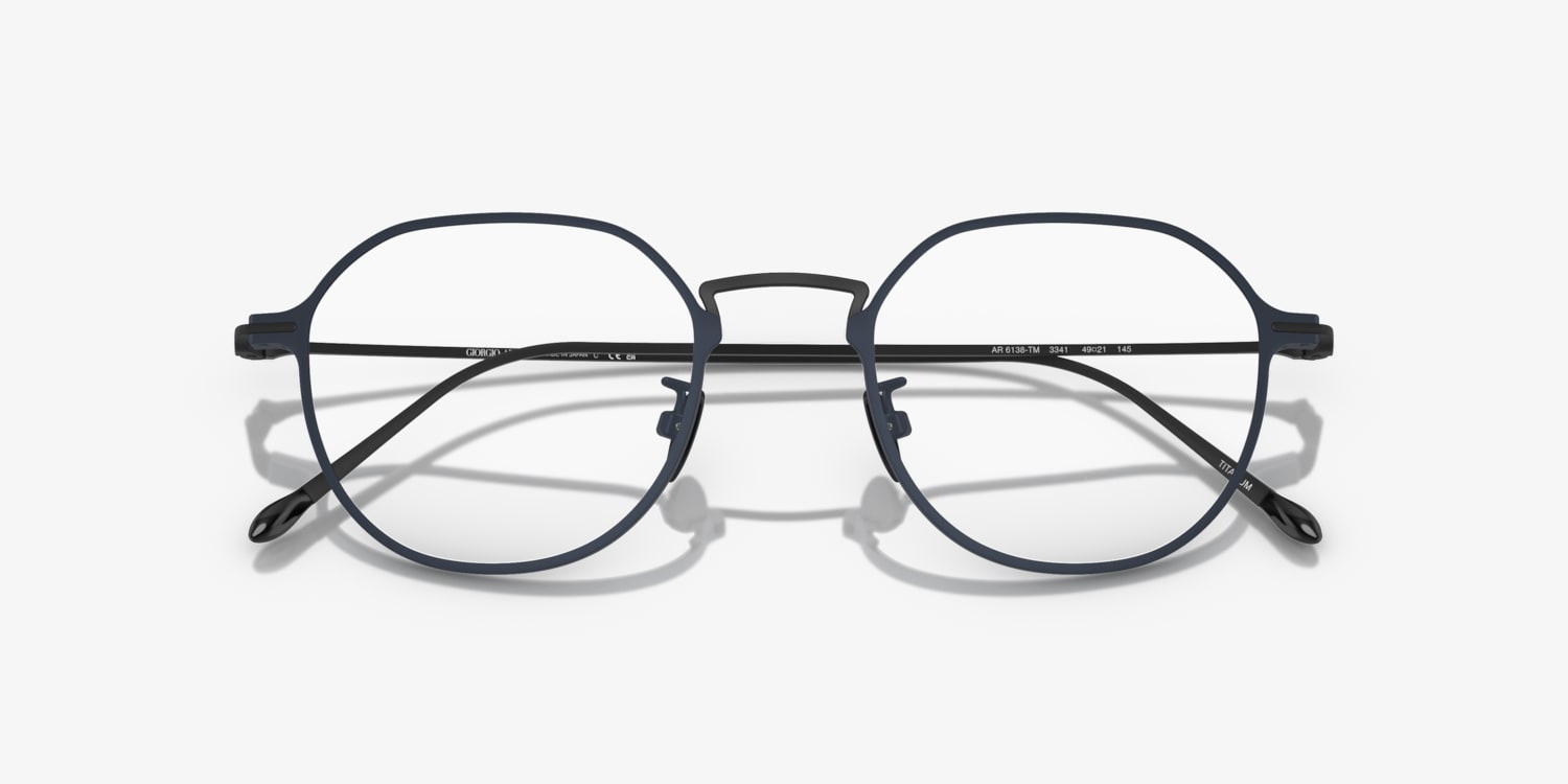 Armani Phantos-Frame Glasses - White